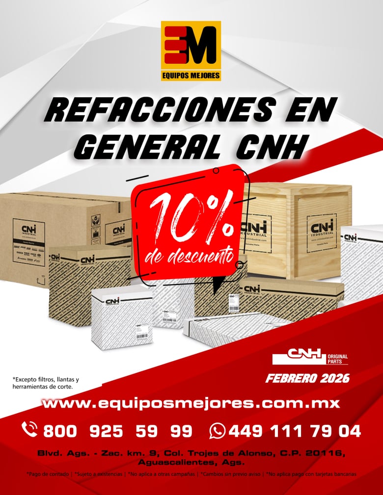 Promoción refacciones CNH febrero 2026