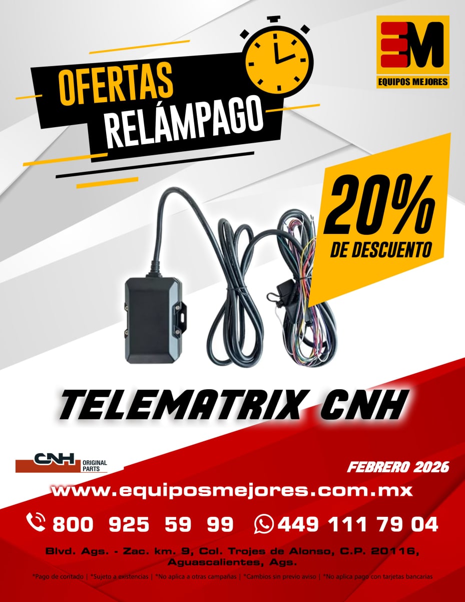 Promoción Telematrix CNH febrero 2026